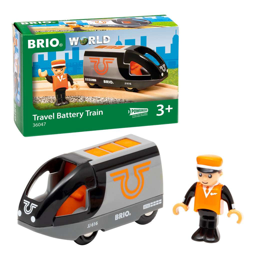 BRIO | Orange-schwarzer Reisezug