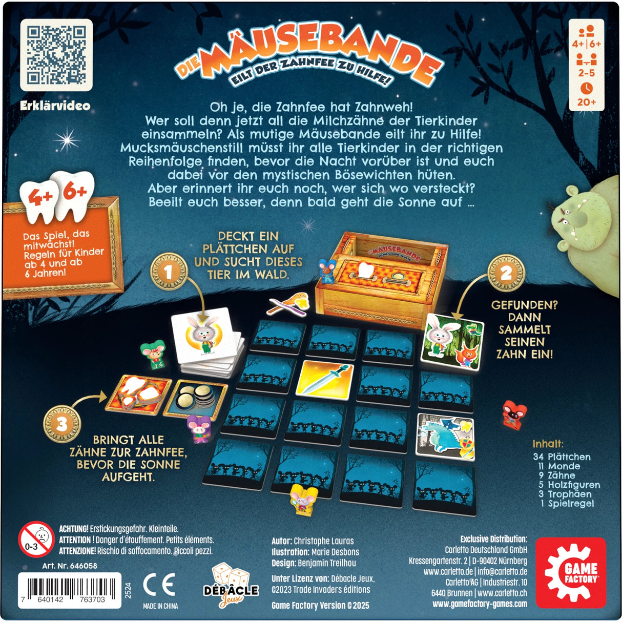 Die MĂ€usebande | Gamefactory | nominiert um "Kinderspiel des Jahres 2025"