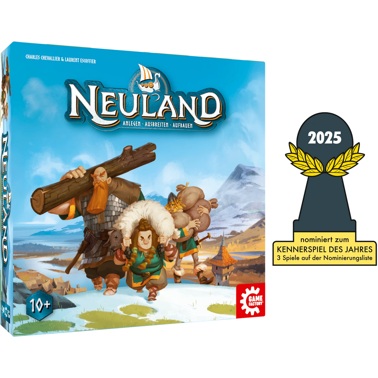Neuland | Gamefactory | Nominiert Kennerspiel des Jahres 2025