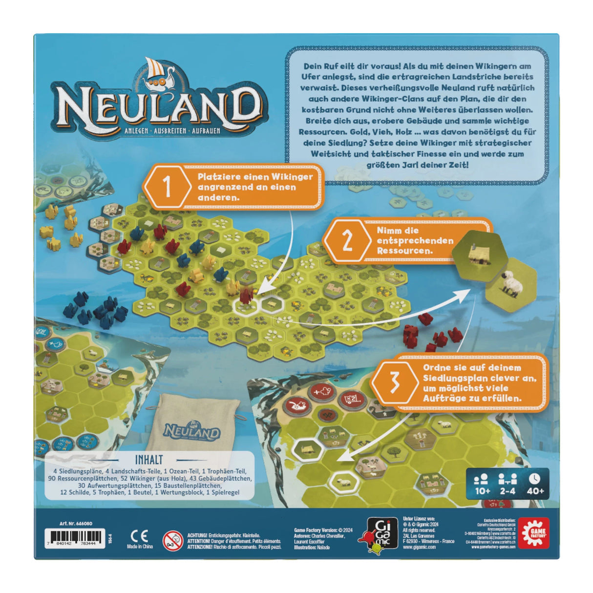 Neuland | Gamefactory | Nominiert Kennerspiel des Jahres 2025