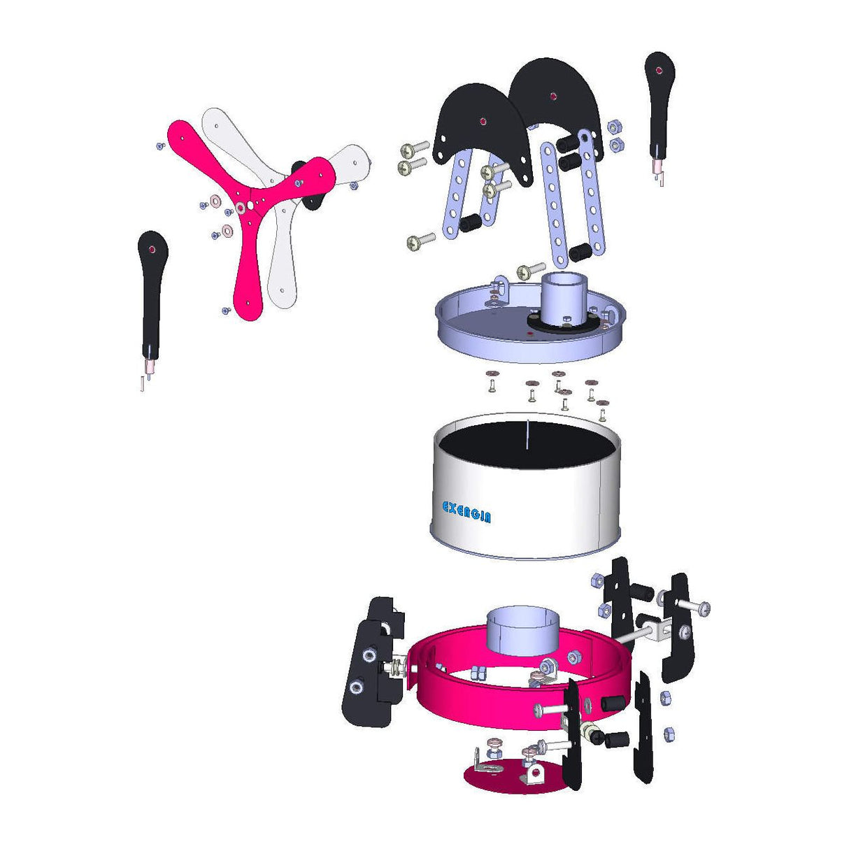 KRAUL | Stirling Motor mit Teelicht-Antrieb, Bausatz