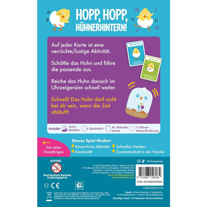 Exploding Kittens | Hopp, hopp, Hühnerhintern!