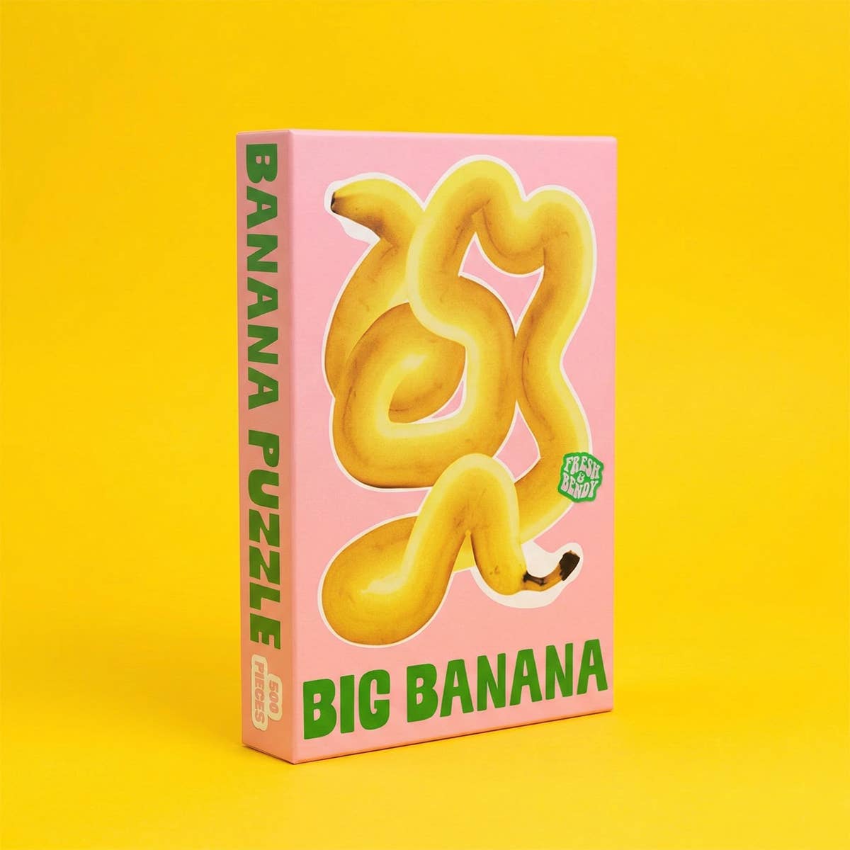 Banana Puzzle 500 Teile Cloudberries Big Banana Verpackung gelb rosa