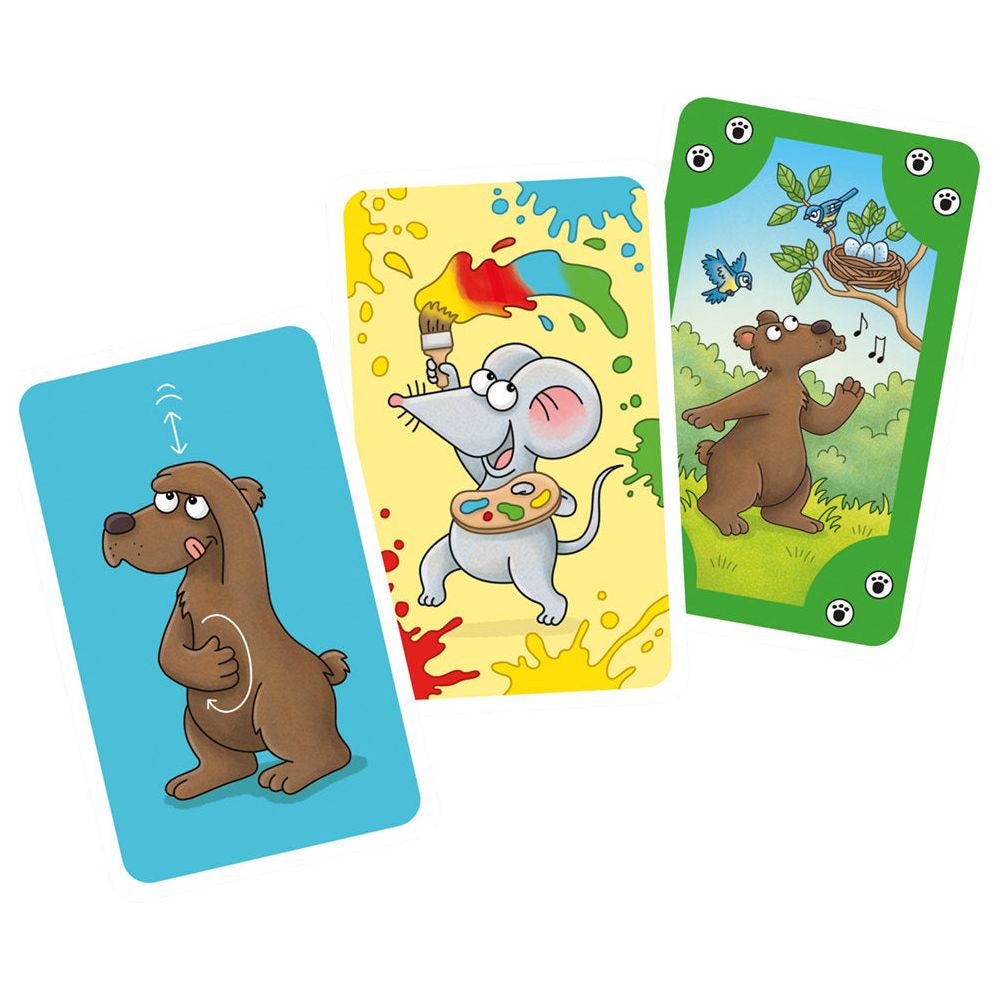 Schmidt Spiele | Mauseschlau & Bärenstark, Bewegungs-Mau Mau