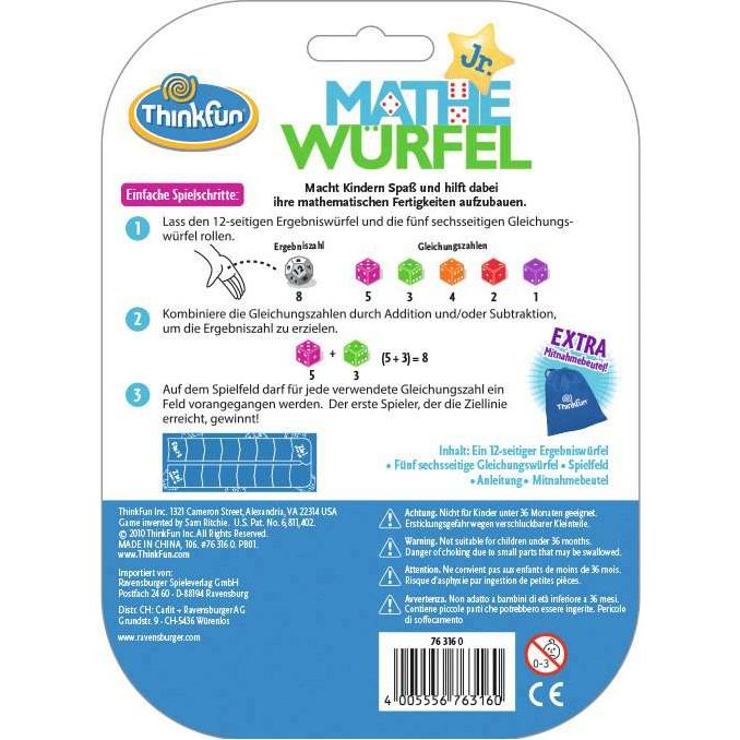 ThinkFun | Mathe Würfel Junior