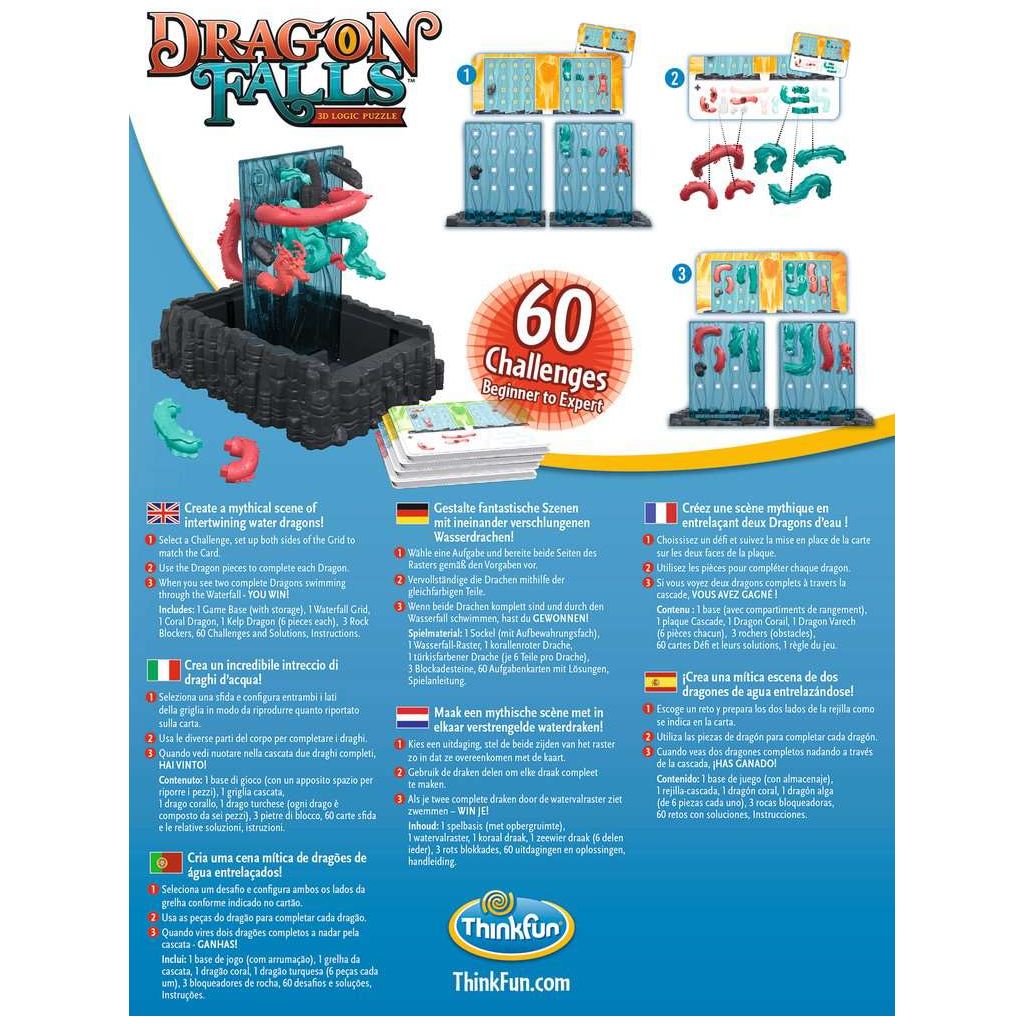 ThinkFun | Dragon Falls 3D Logikspiel