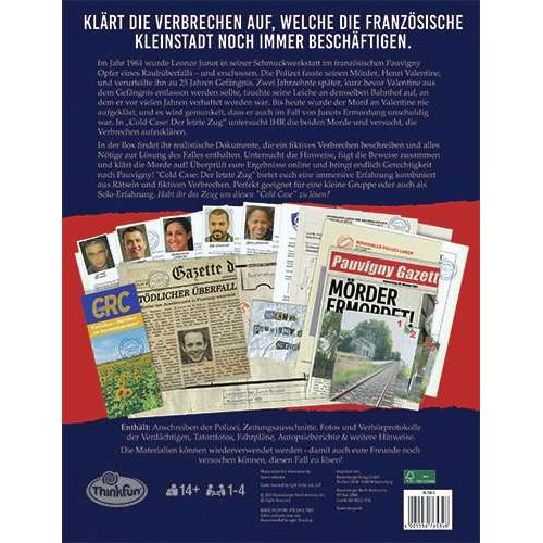 ThinkFun | Cold Case: Der letzte Zug