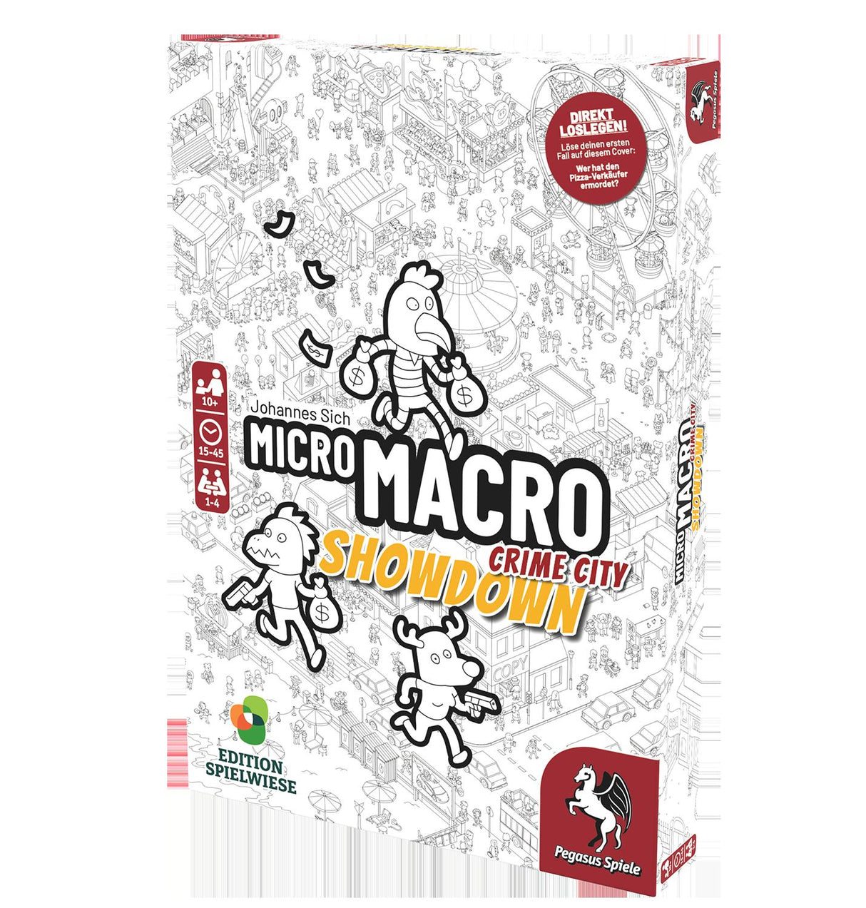 Pegasus Spiele | MicroMacro: Crime City 4 – Showdown (Edition Spielwiese)