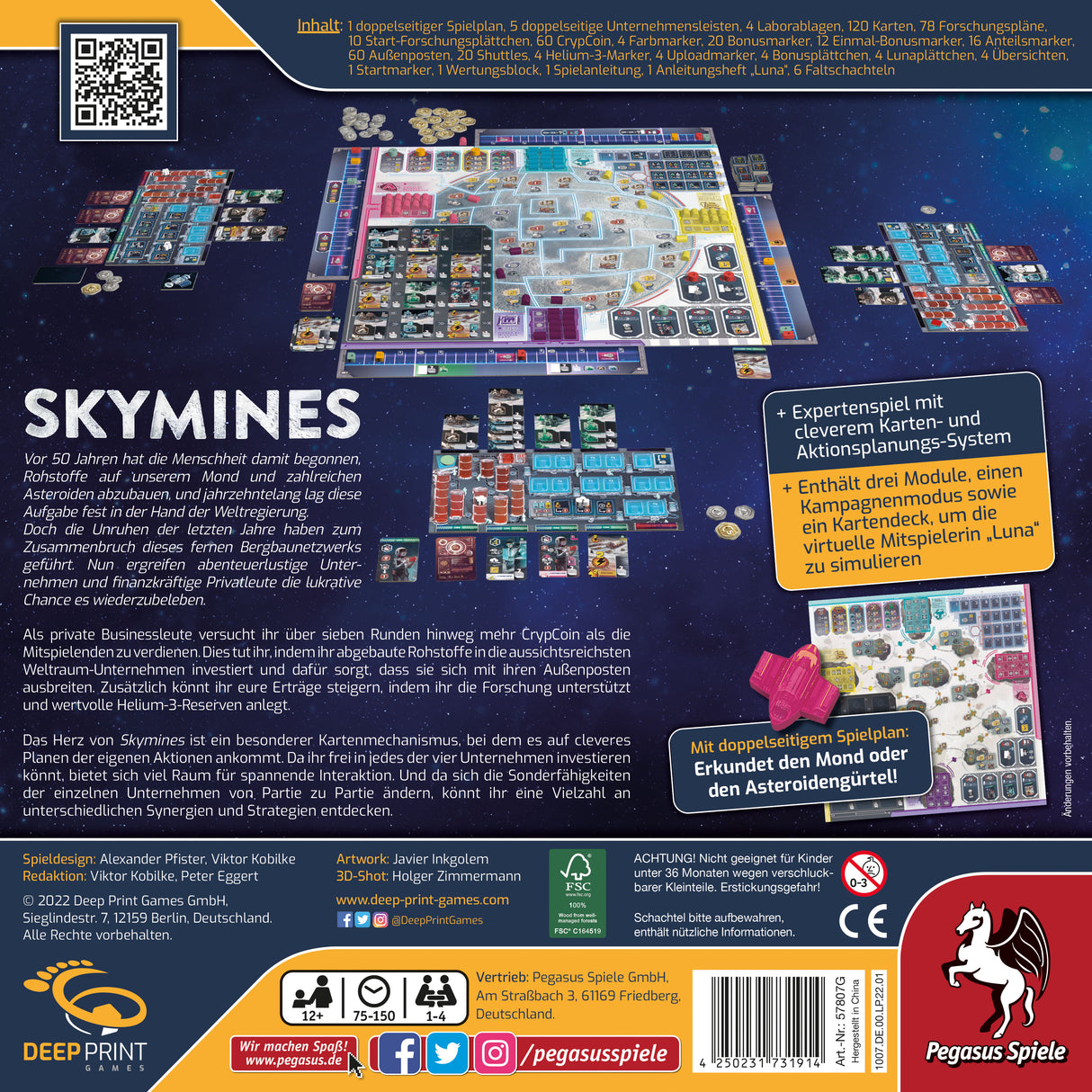 Pegasus Spiele | Skymines (Deep Print Games)