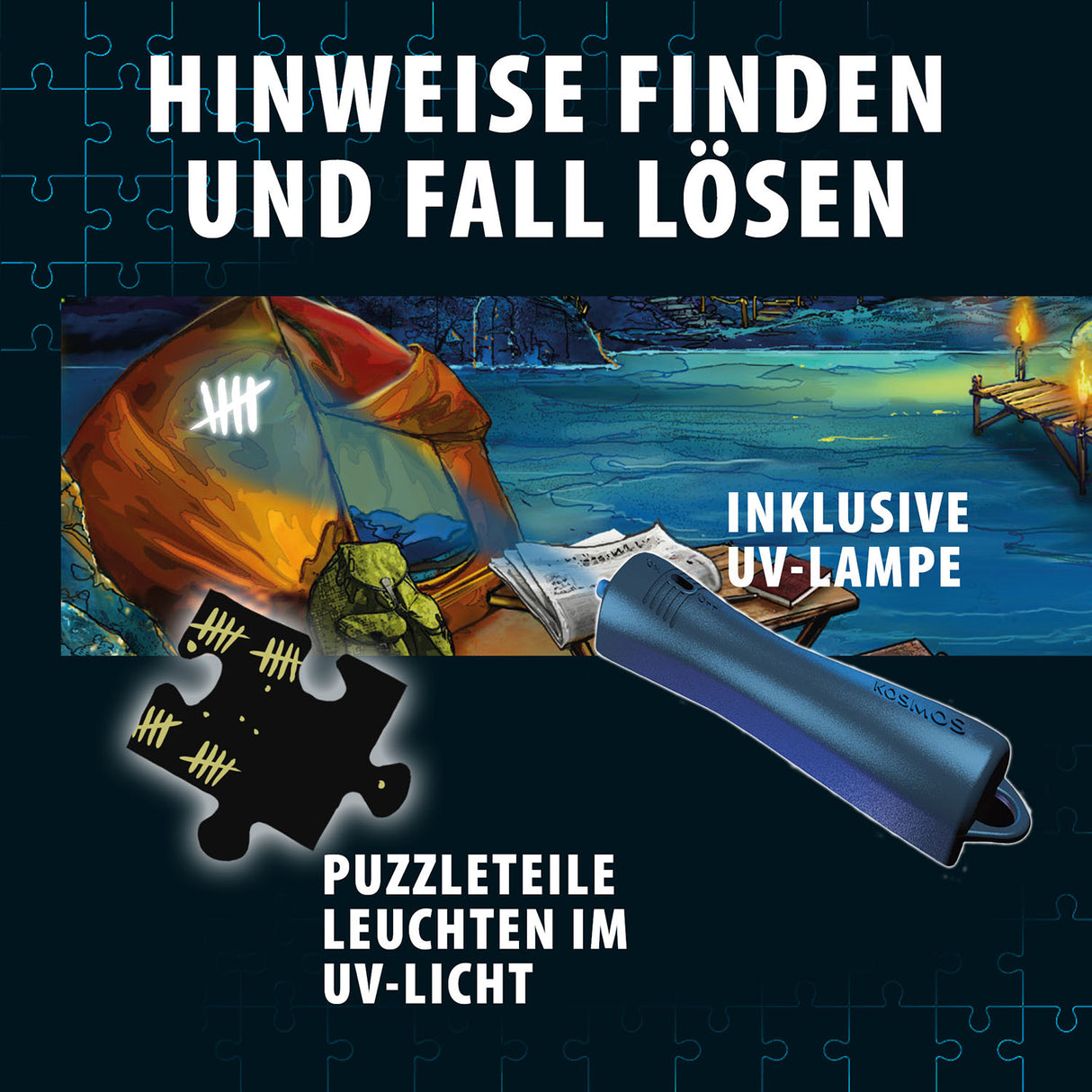 KOSMOS | Krimi-Puzzle: Die drei ??? - Das Echo der Finsternis