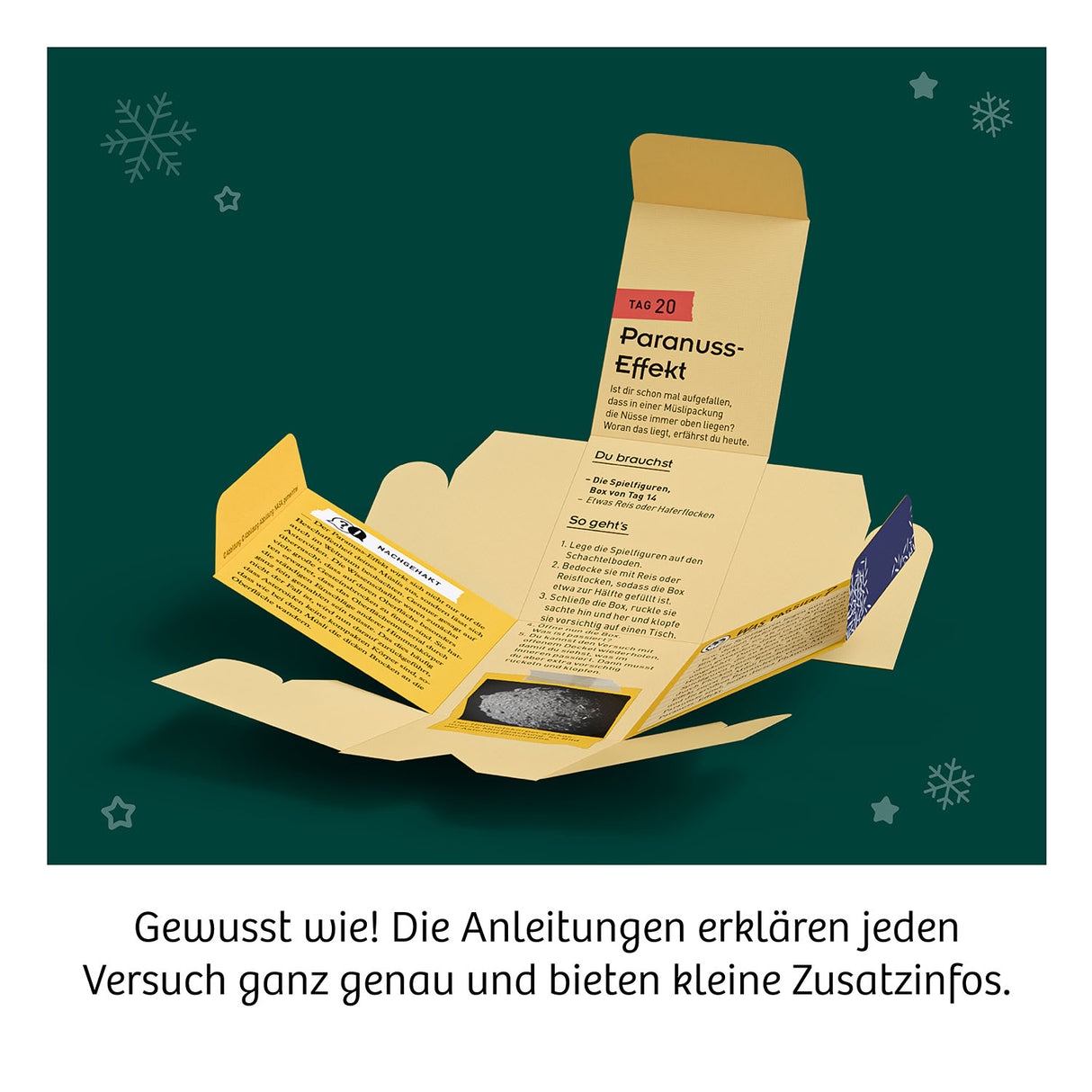 KOSMOS | Adventskalender - Die schönsten Experimente zur Weihnachtszeit