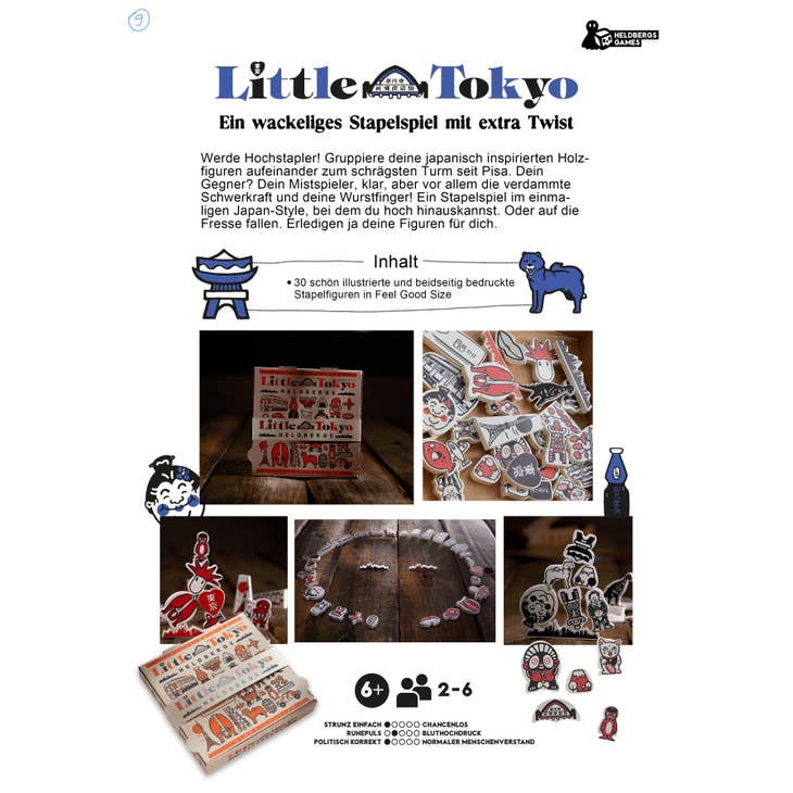 Heldberg Games | Little Tokyo - Stapelspiel | 2nd Edition