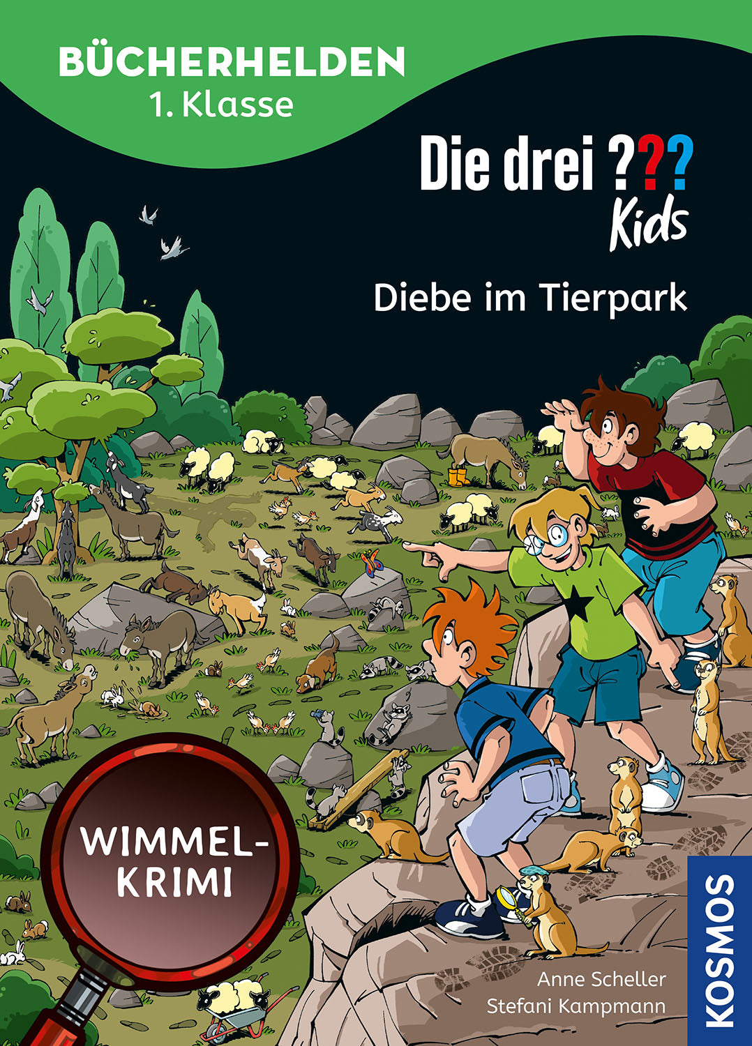 KOSMOS | Bücherhelden 1. Kl. ??? Kids Tierpark Wimmelbuch