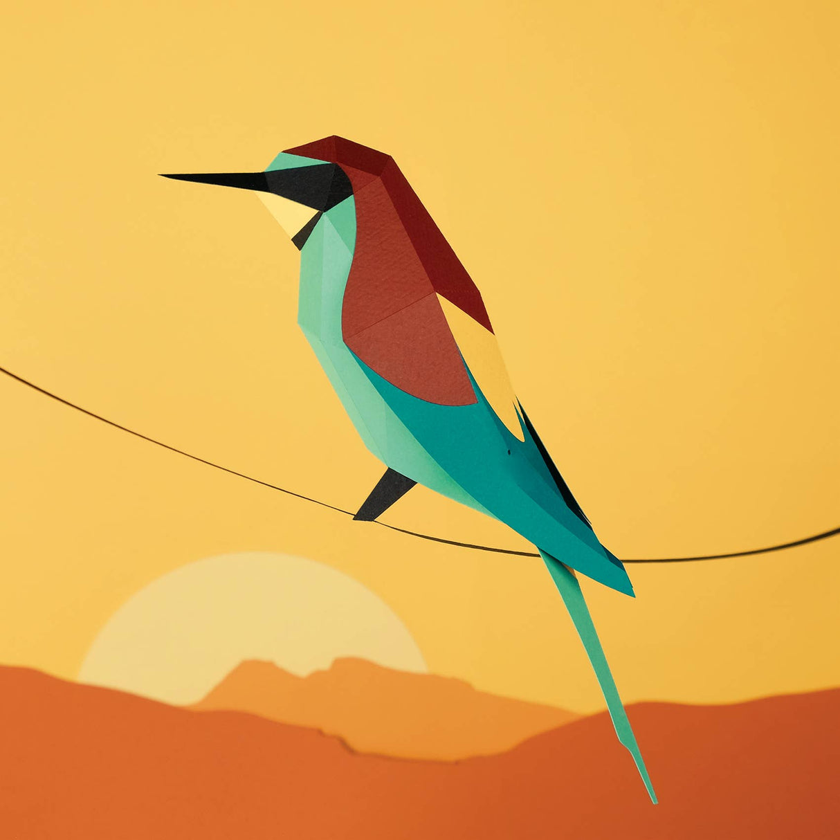 PLEGO - MEROPS APIASTER - BIENENFRESSER - Papiervogel