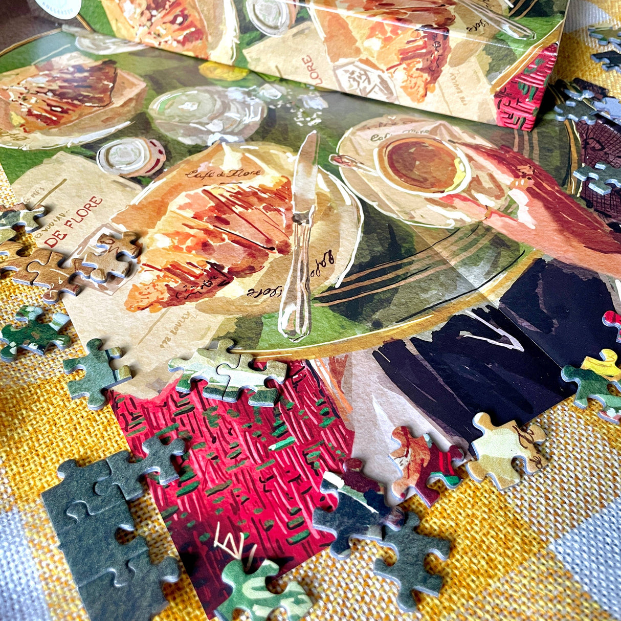 Das Puzzle Kollektiv - "coffee and croissants" | Puzzle | 500 Teile