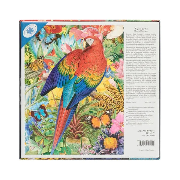 Paperblanks | Puzzle | 1000 Teile | Tropischer Garten