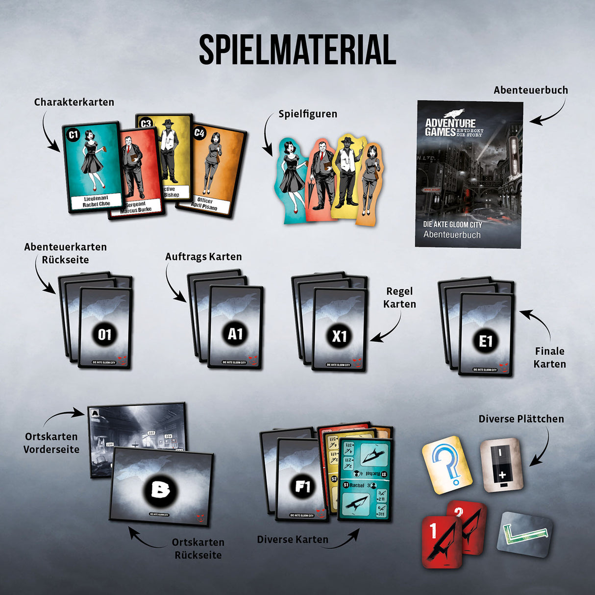 KOSMOS | Adventure Games - Die Akte Gloom City