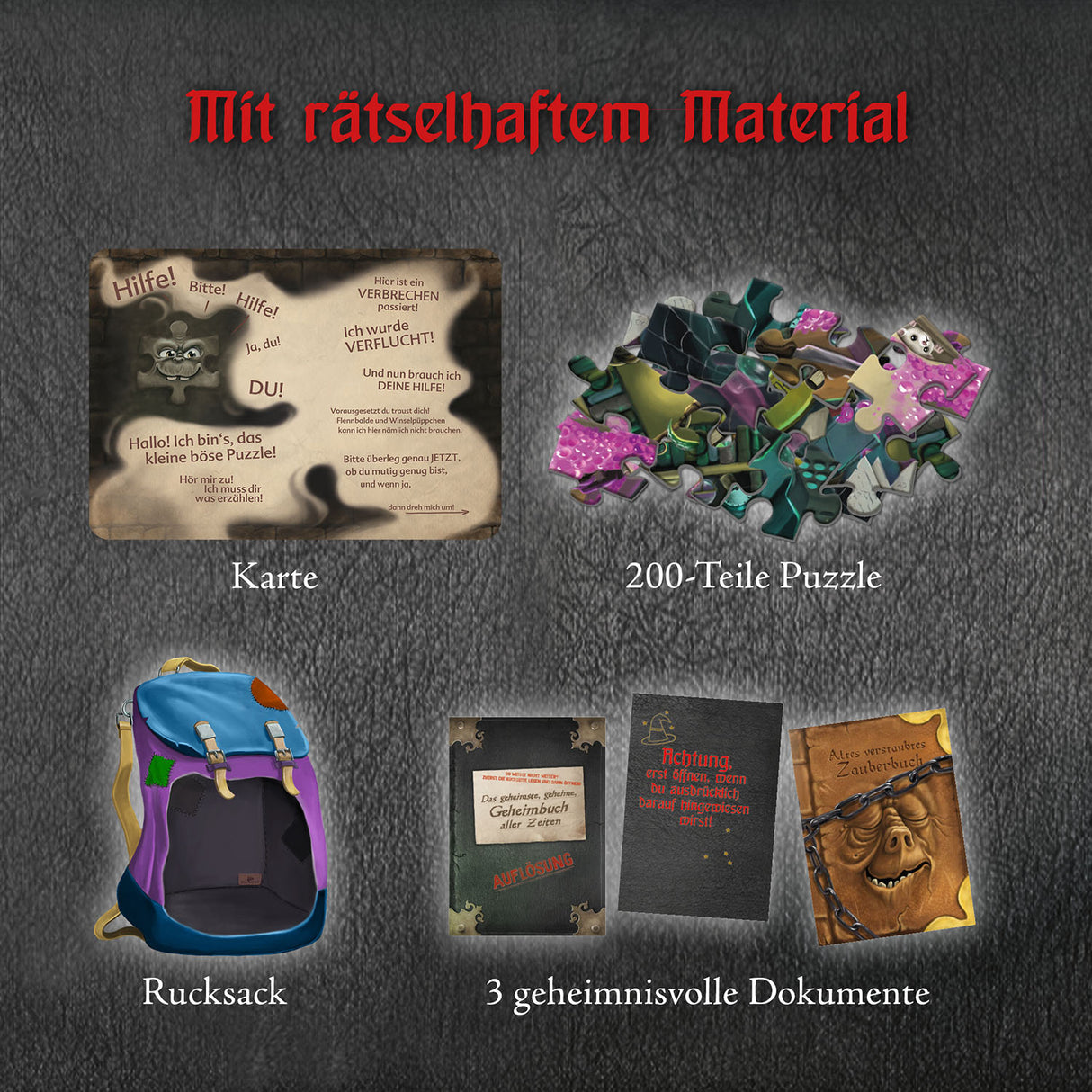 KOSMOS | Story Puzzle 200 Teile / Das kleine Böse Puzzle