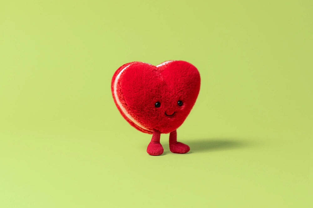 Jellycat | Amuseables Arlette Heart Macaron (Red)