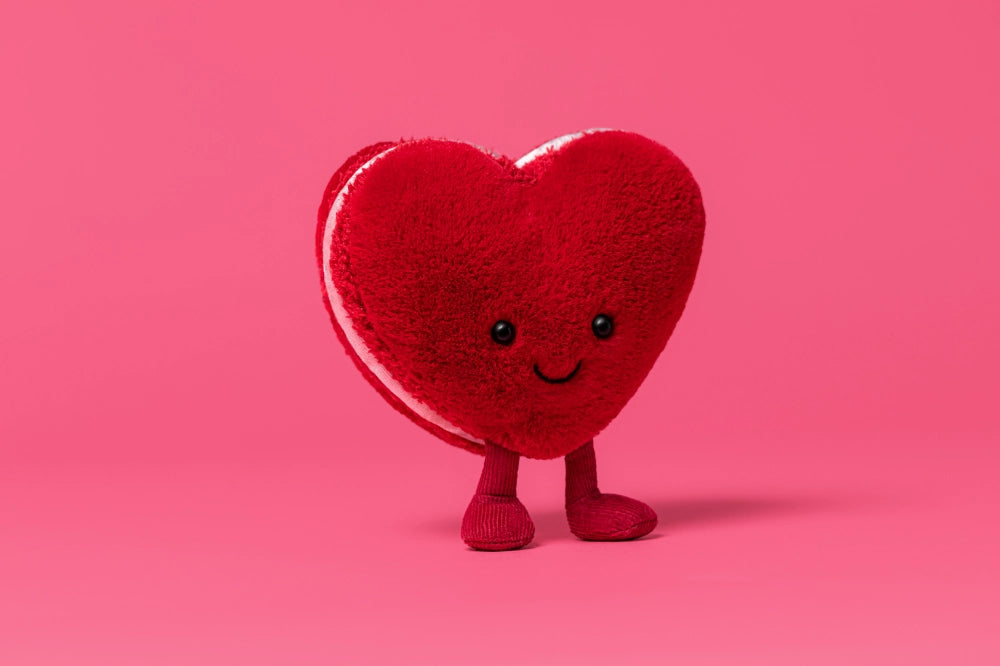 Jellycat | Amuseables Arlette Heart Macaron (Red)