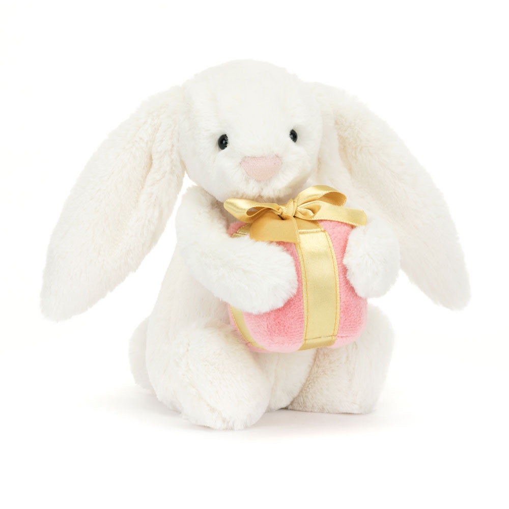 Jellycat | Bashful Bunny with Present Little