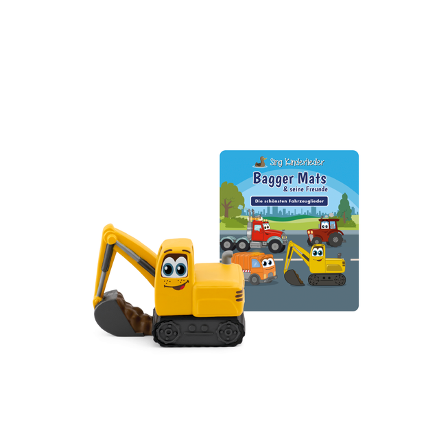 Tonies | Sing Kinderlieder - Bagger Mats & seine Freunde: Die schönsten Fahrzeuglieder