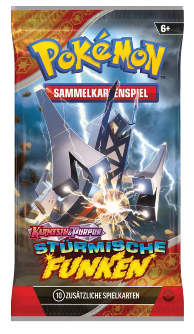 Pokémon | Karmesin Purpur Stürmische Funken Booster Pack (DE) KP08