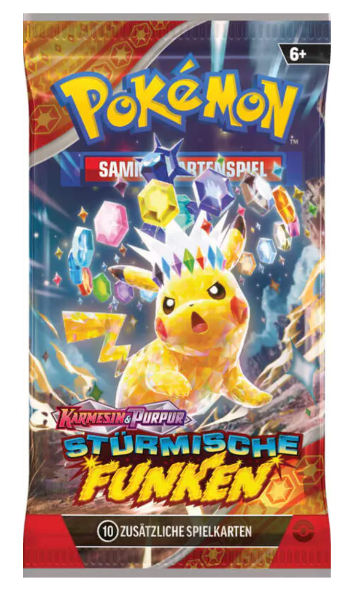 Pokémon | Karmesin Purpur Stürmische Funken Booster Pack (DE) KP08