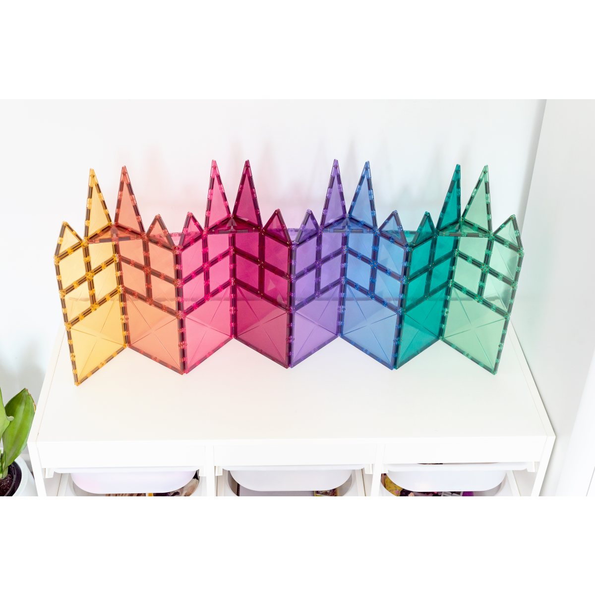 Connetix Magnetbausteine | Pastel | Starter Pack | 64 Teile