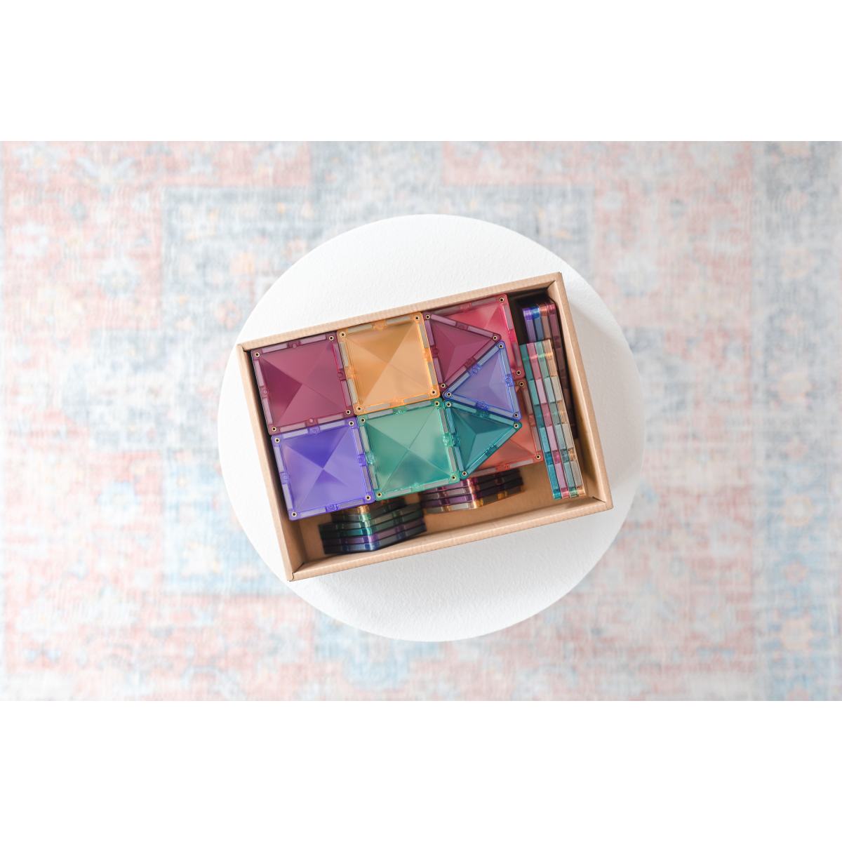 Connetix Magnetbausteine | Pastel | Starter Pack | 64 Teile