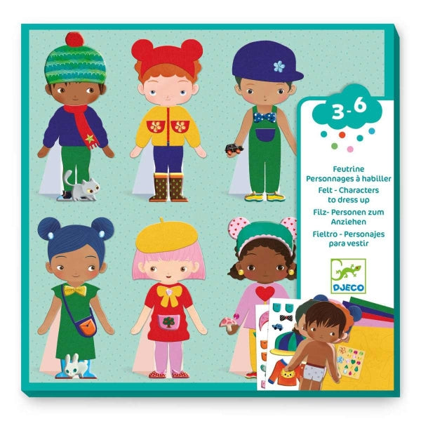 Djeco | Basteln 3-6: Anziehpüppchen