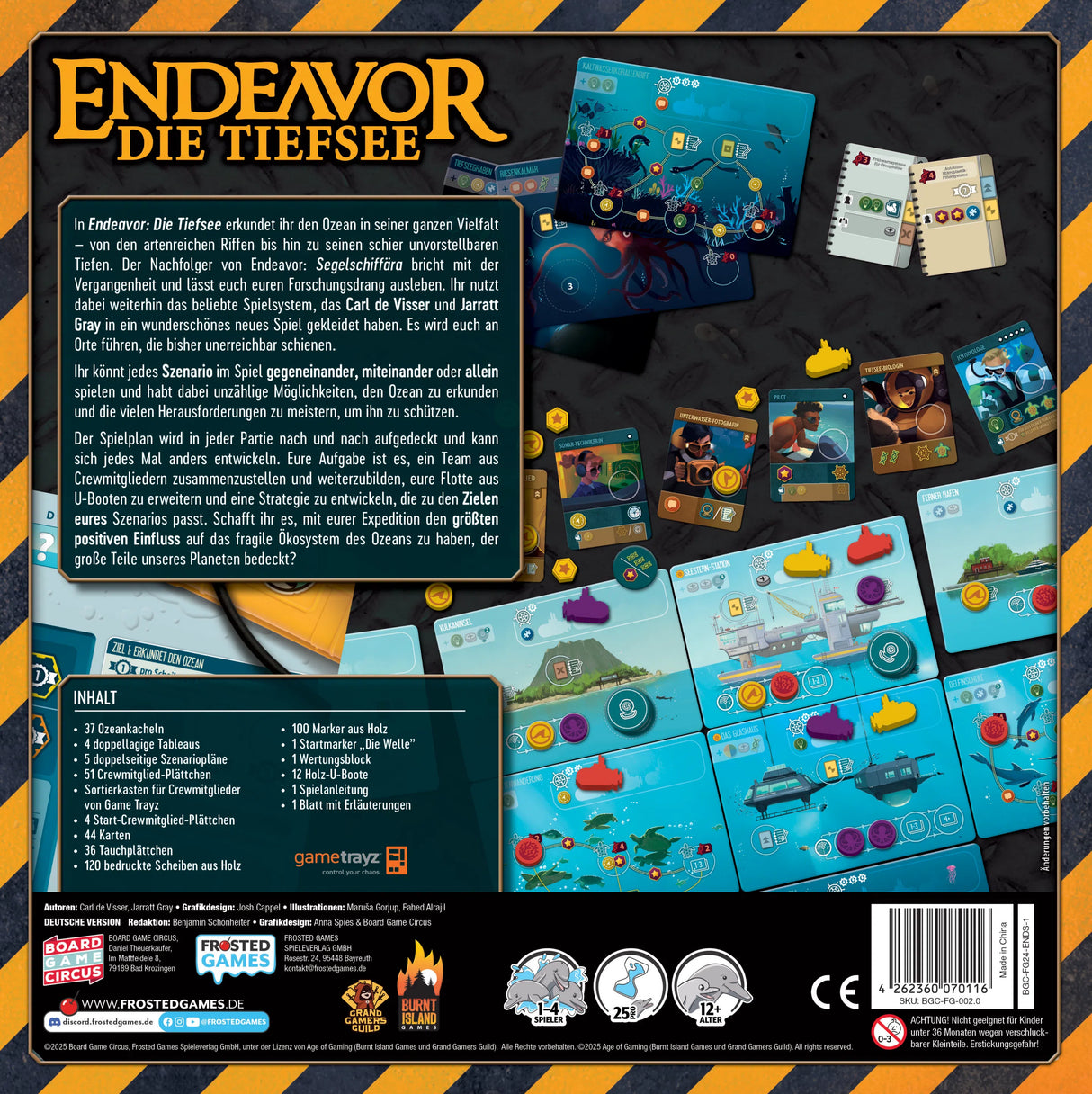 Endeavor: Die Tiefsee | Frosted Games & Board Game Circus | Kennerspiel des Jahres 2025