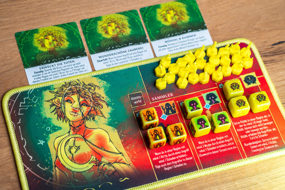 # GROLL Venna Fraktion Erweiterung: Spielkomponenten mit Würfeln und Kartenkartenoder kürzer:GROLL Venna Fraktion Erweiterung Frosted Games mit Würfeln und Spielkarten