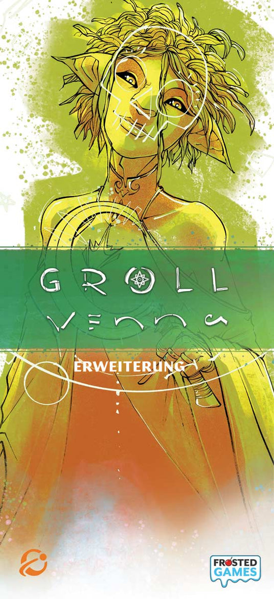 Groll Venna Erweiterung Frosted Games Kartenspiel Frauenfigur Gelb