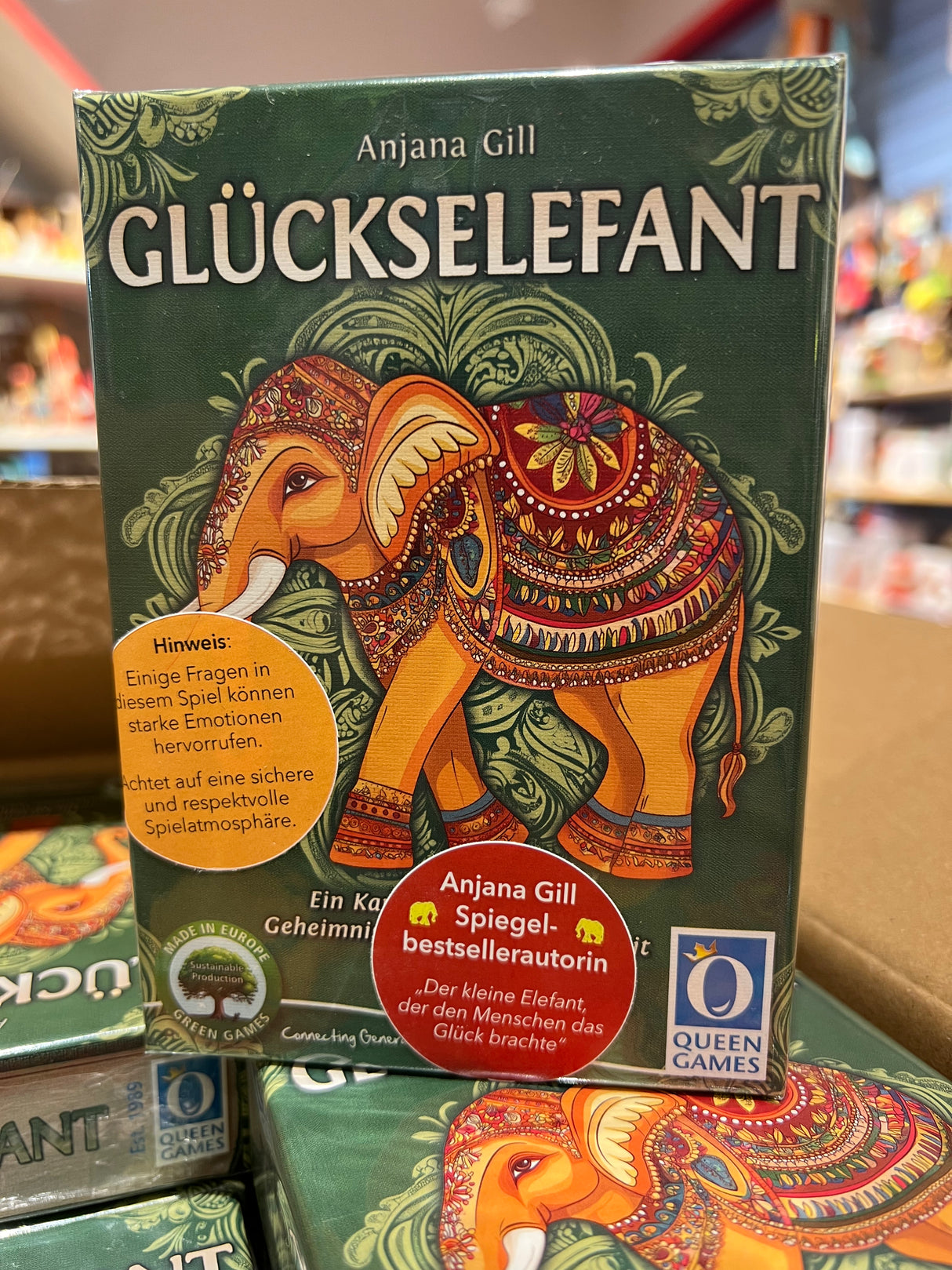 Queen Games | Glückselefant | Anjana Gill (Bestsellerautorin)