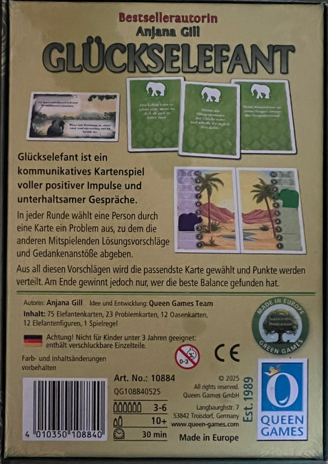 Queen Games | Glückselefant | Anjana Gill (Bestsellerautorin)