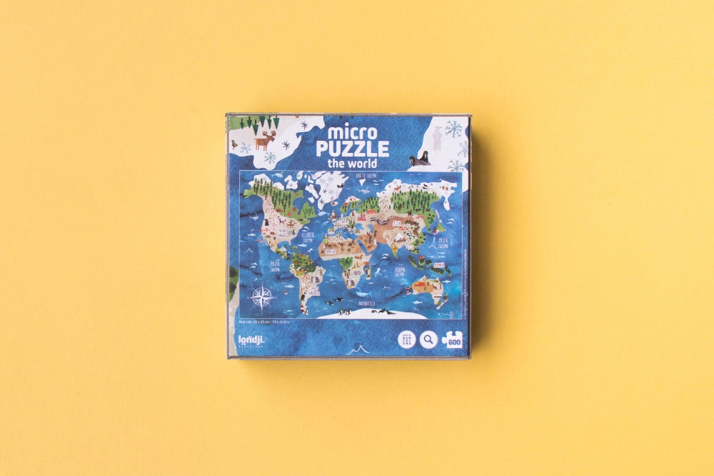 Londji | Mikropuzzle 600 Teile | Entdecke die Welt