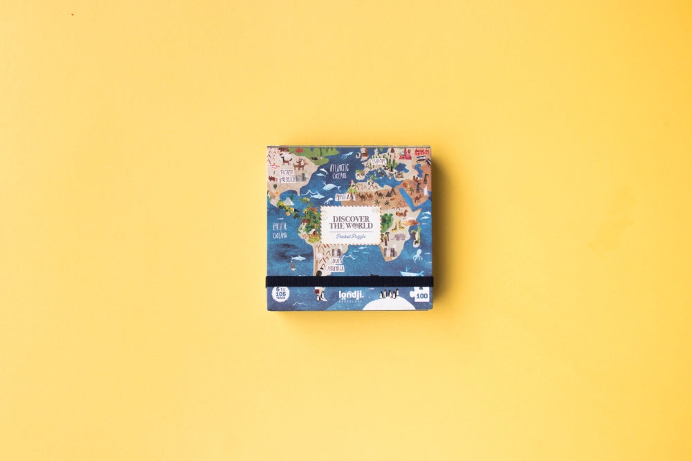 Londji | Taschenpuzzle | Entdecke die Welt