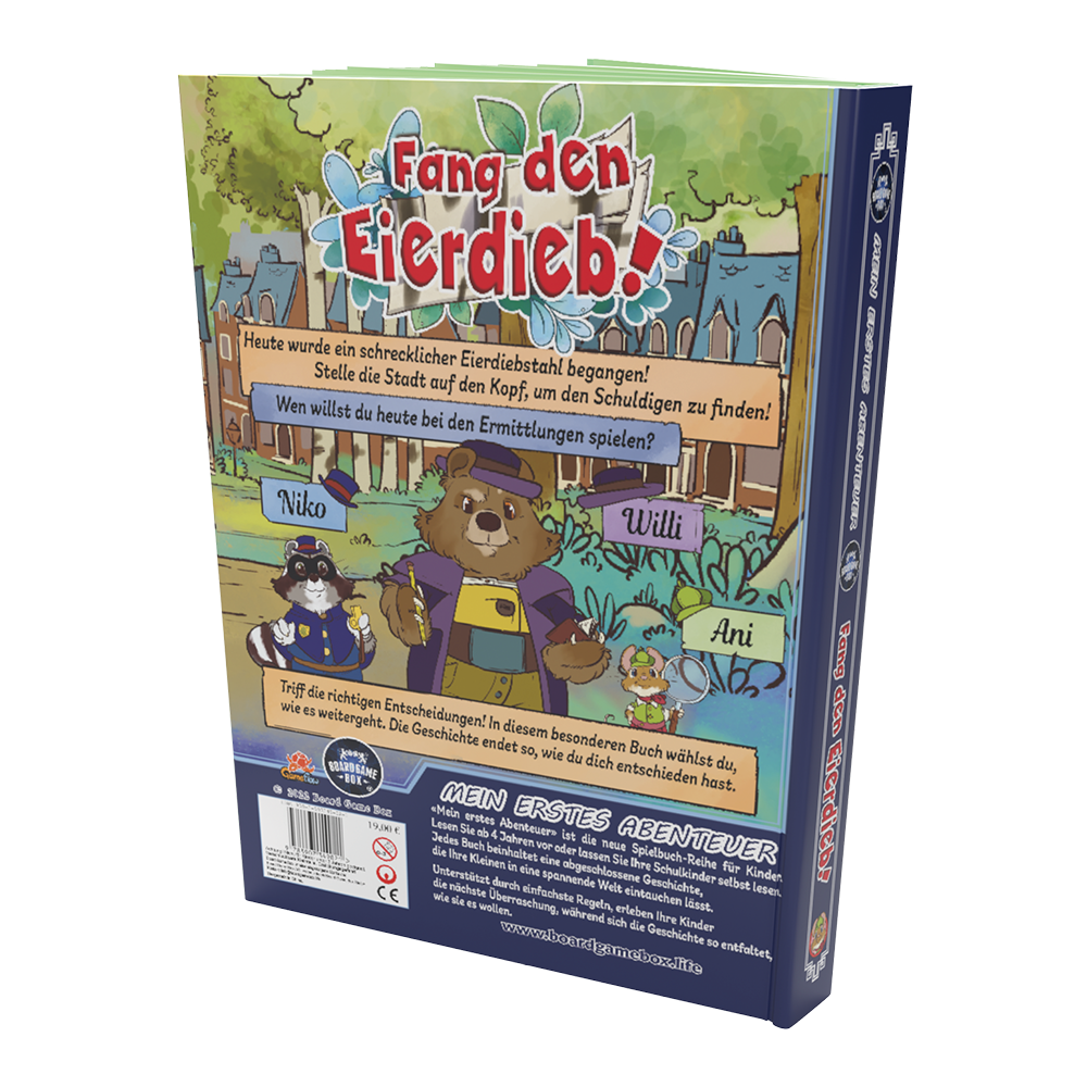 Mein erstes Abenteuer - Fang den Eierdieb | Board Game Box