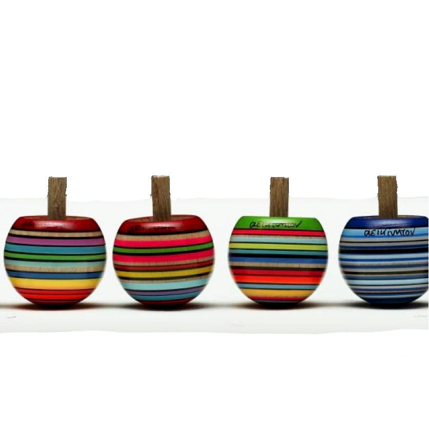 Aeikinition | Kreisel | „Tip top“ | Umdrehkreisel mehrfarbig