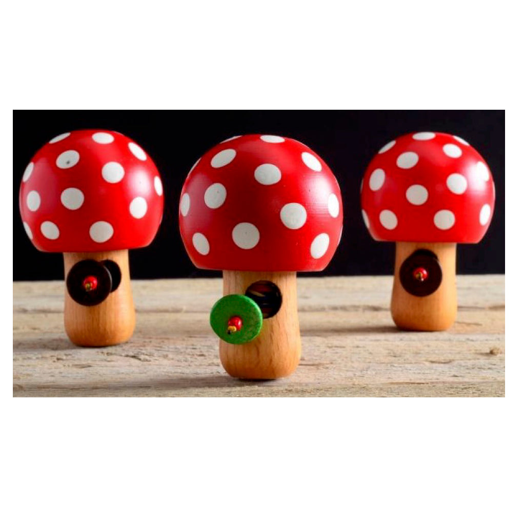 Aeikinition | Kreisel | „Tip top“ | Umdrehkreisel „Magic Mushroom“ – mit Schnur