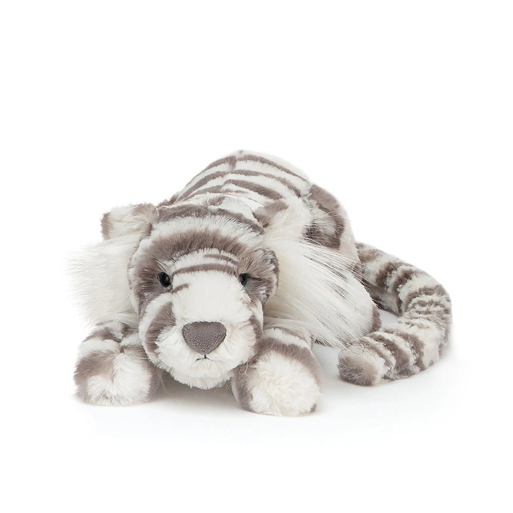 Jellycat | Sacha Snow Tiger Little