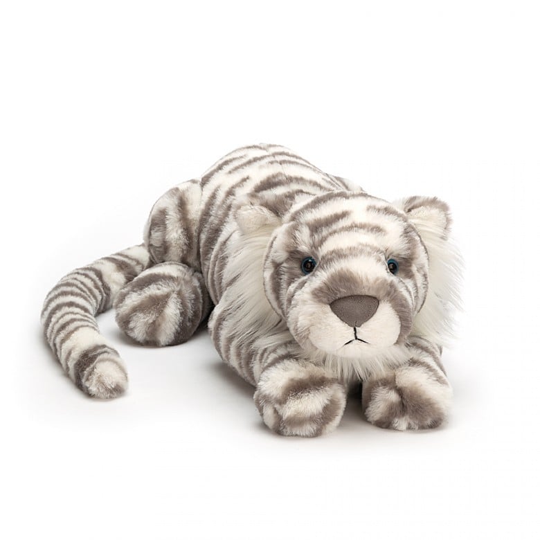 Jellycat | Sacha Snow Tiger | Really Big