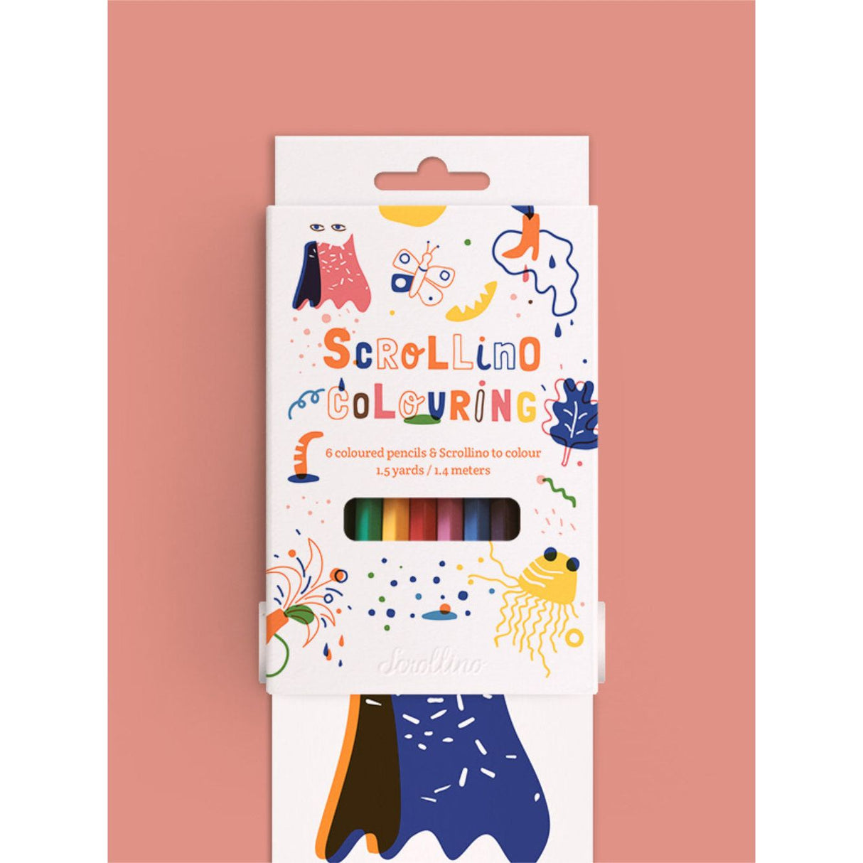 Scrollino® | Coloring | Malbuch für Kinder | Englische Version