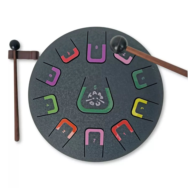 Tambú Zungentrommel 8" | 11 Töne | Deep Space (Anthrazitgrau)