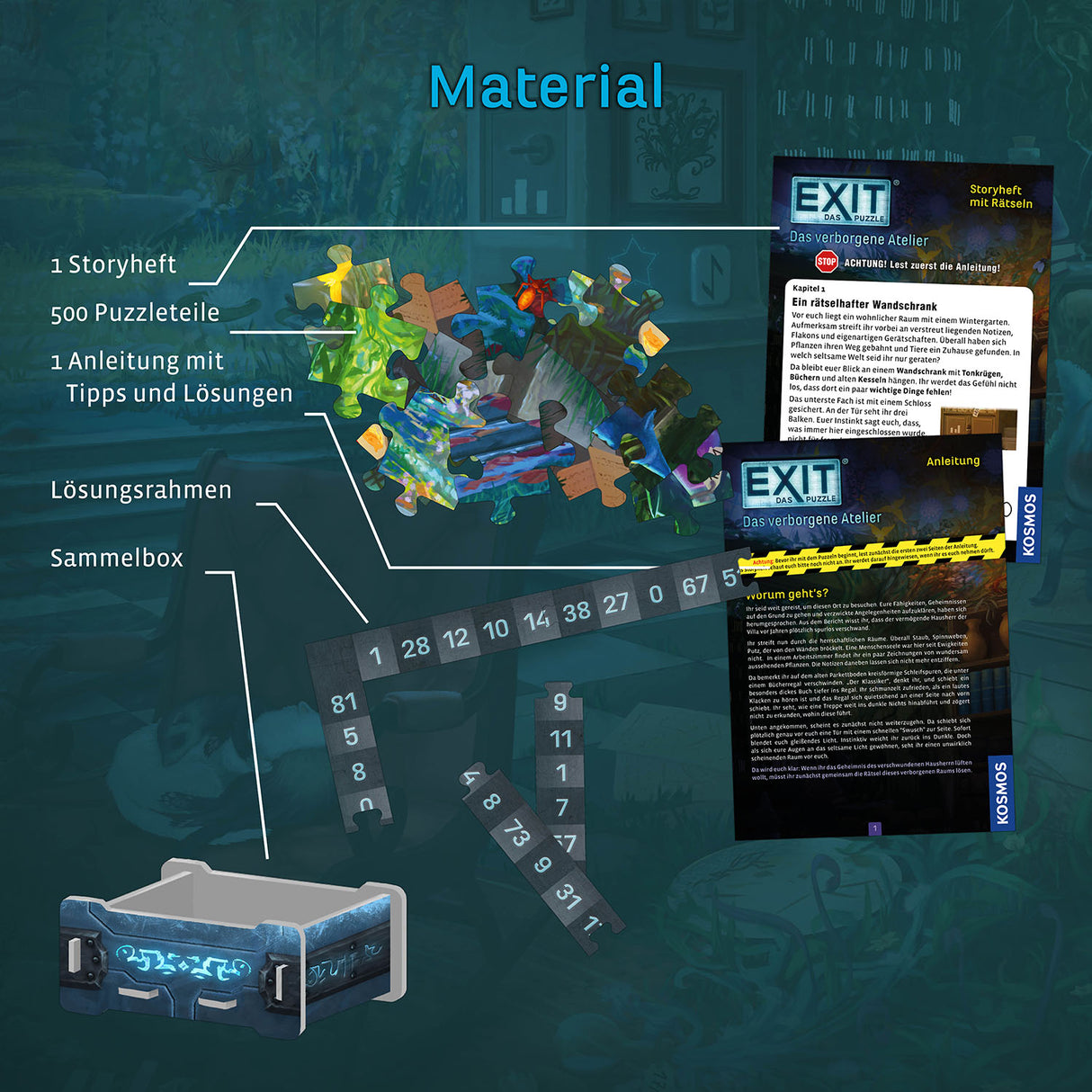 KOSMOS | EXIT® - Das Puzzle: Das verborgene Atelier