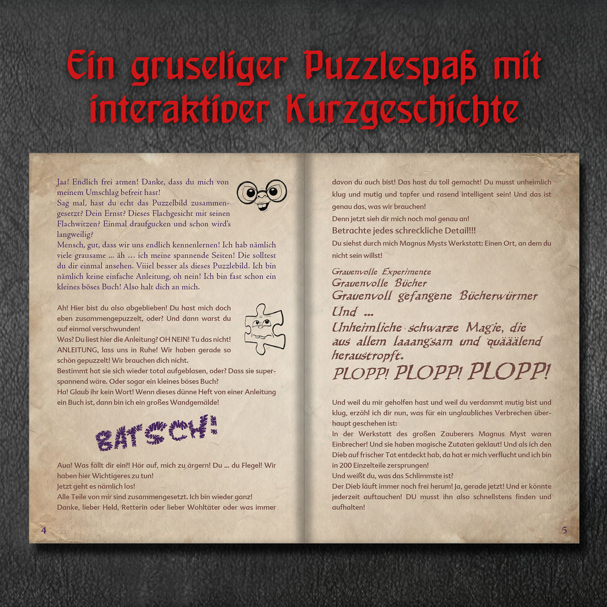 KOSMOS | Story Puzzle 200 Teile / Das kleine Böse Puzzle