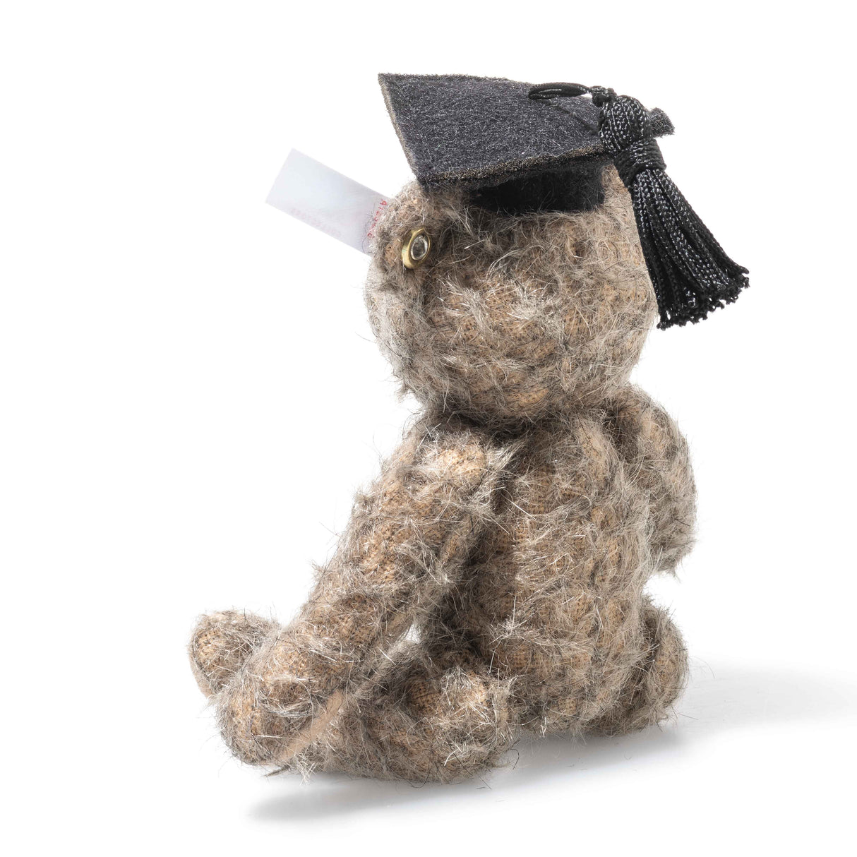 Steiff Teddybär - Graduation | 13cm - Mohair | antikcaramel