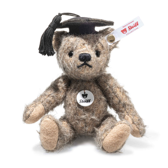 Steiff Teddybär - Graduation | 13cm - Mohair | antikcaramel