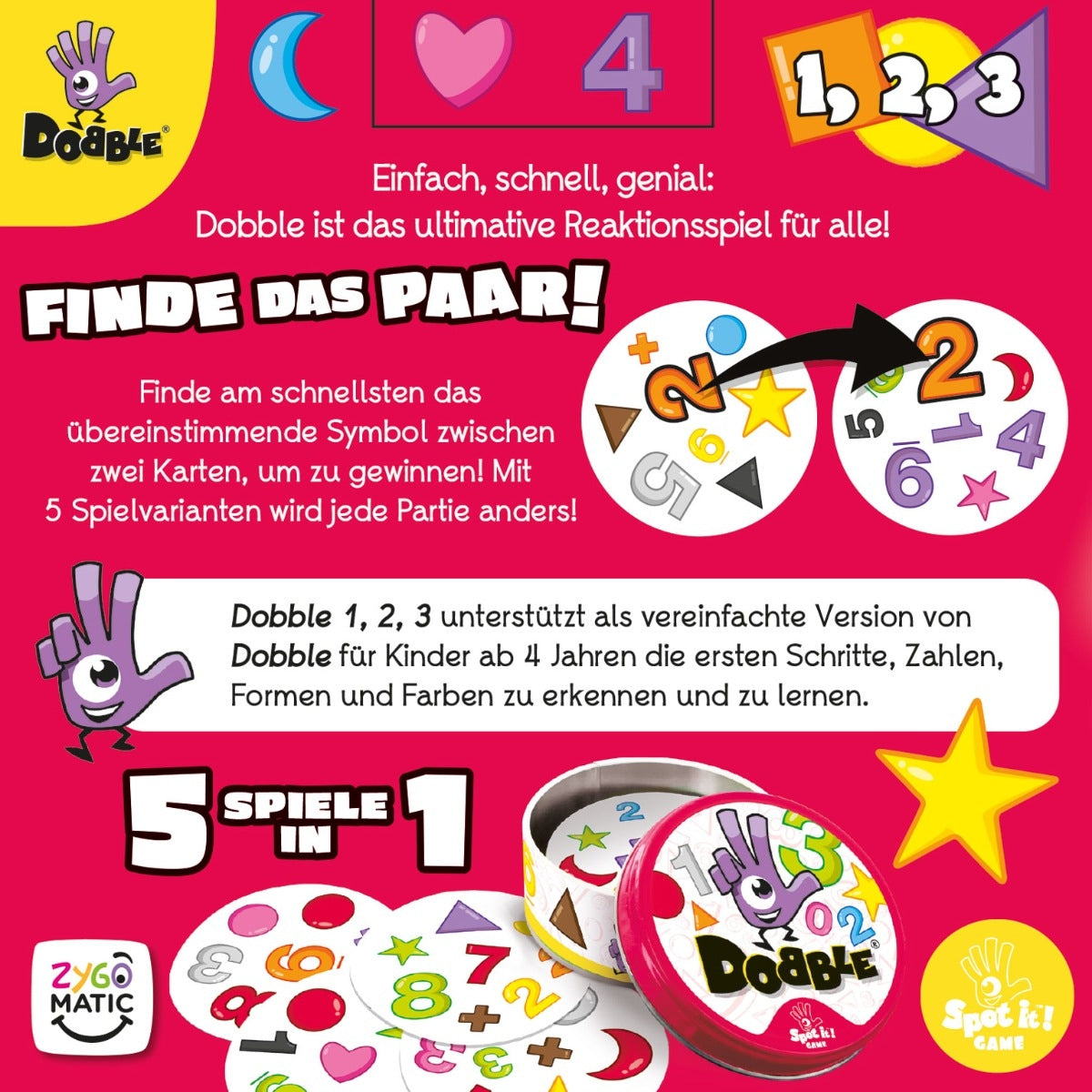 Zygomatic | Dobble 1,2,3